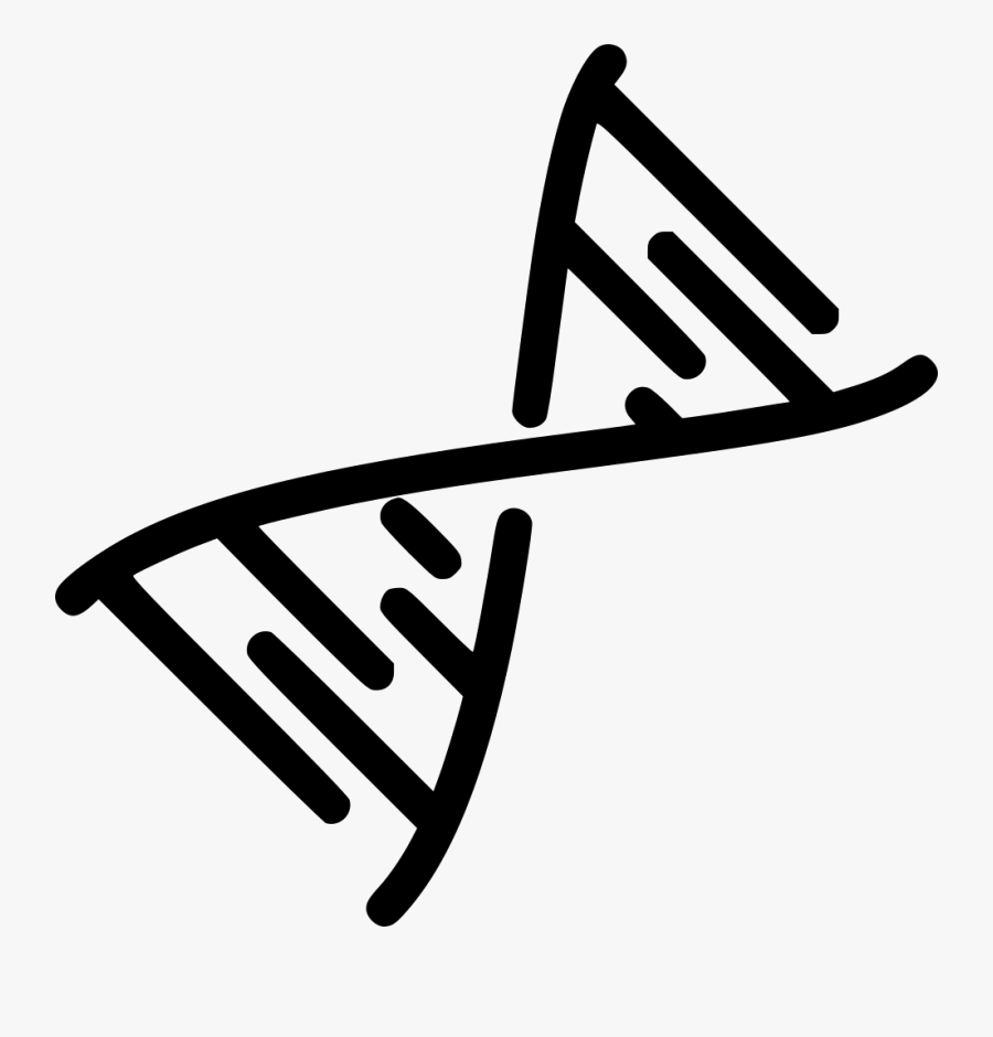 Free Library Black And White Dna Clipart - Nucleic Acid Double Helix, Transparent Clipart