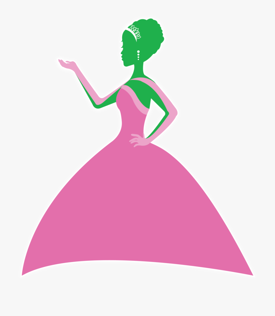 Vector Royalty Free Download Girl Dress Clipart - Alpha Kappa Alpha Clipart, Transparent Clipart