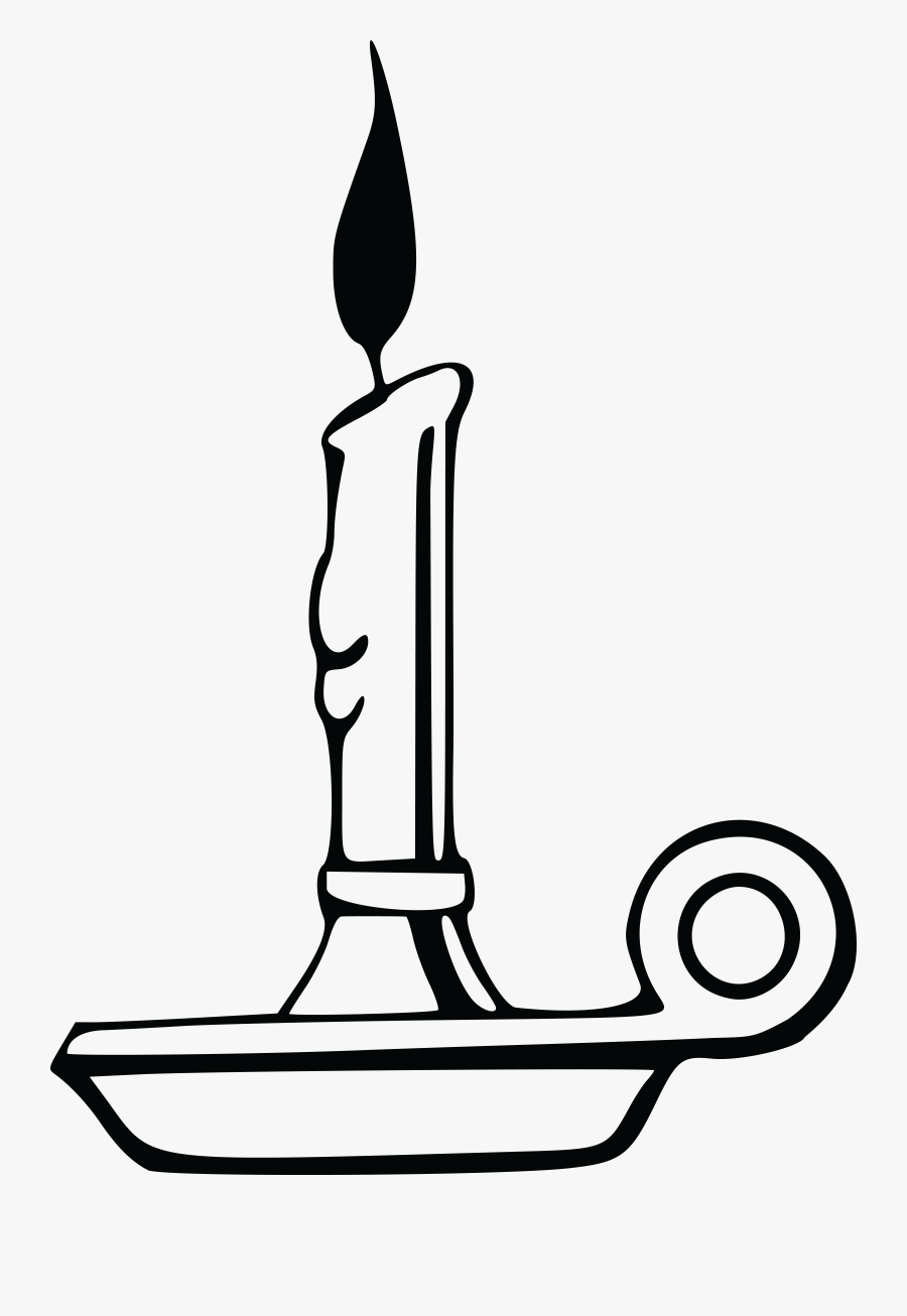 - Clipartlook - Com - Eps, - Svg, - Candle Clipart - Candle Holder Clipart Black And White, Transparent Clipart