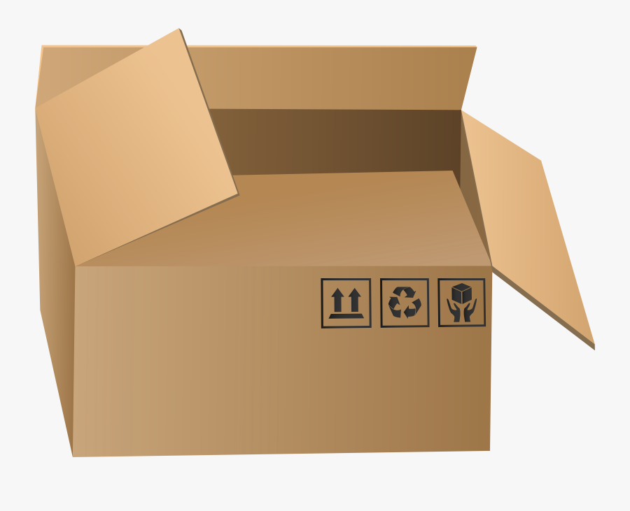 Open Packaging Box Png Clip Art, Transparent Clipart