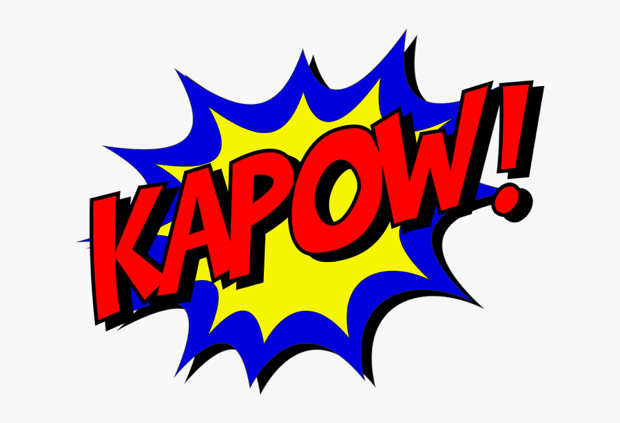 Question Book Clipart - Pow Bam, Transparent Clipart