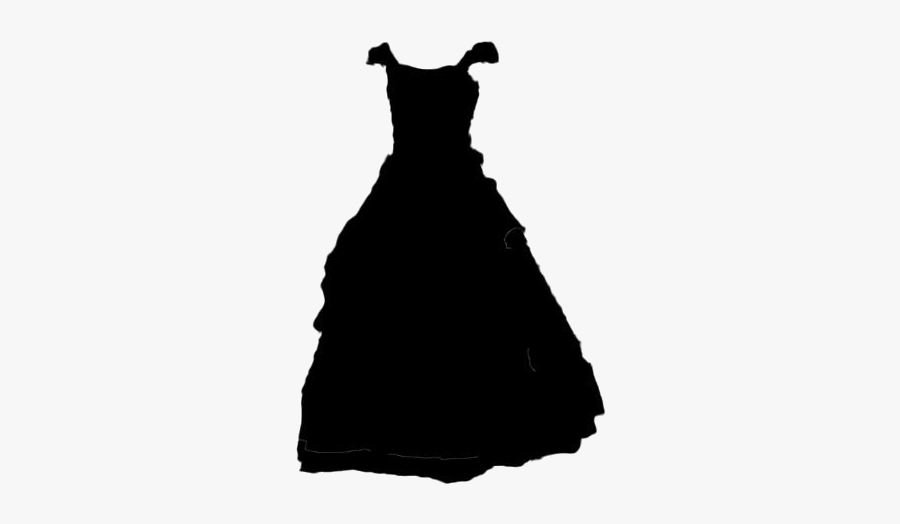 Transparent Western Wedding Dress Clipart - Gown, Transparent Clipart