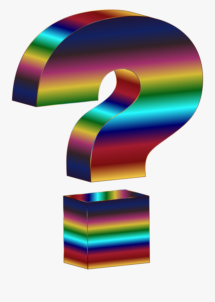 Angle,purple,computer Wallpaper - Colorful Question Marks Transparent, Transparent Clipart
