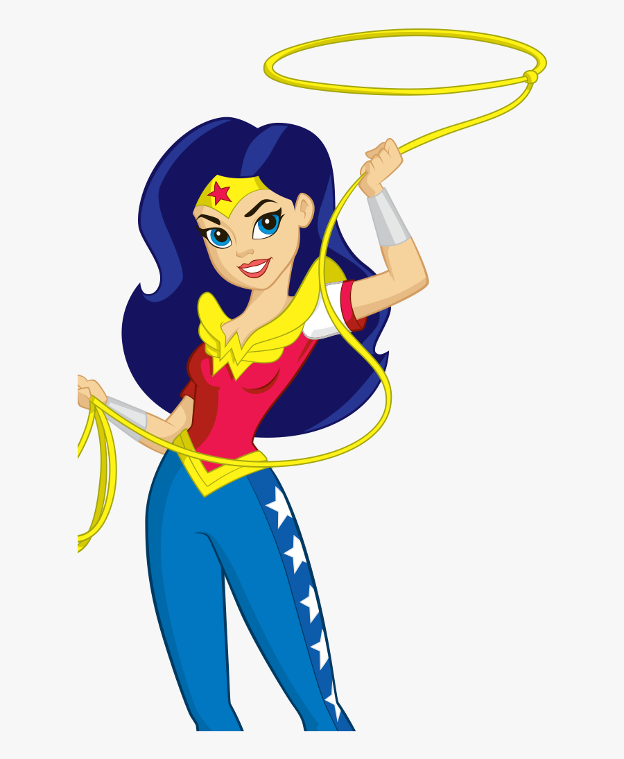Transparent Superhero Clip Art - Dc Superhero Girl Wonder Woman, Transparent Clipart