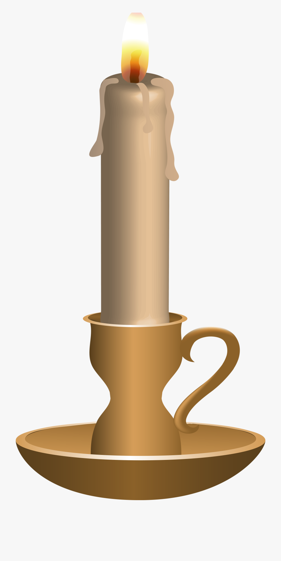 Old Candle Png Clip Art - Portable Network Graphics, Transparent Clipart