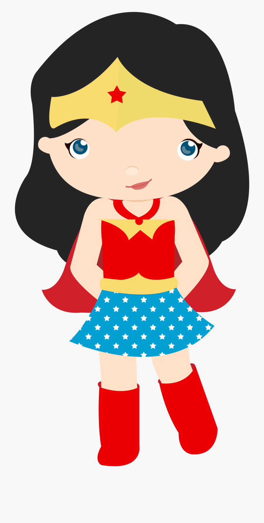 Wonder Woman Crown Clipart - Kids Costume Party Clipart, Transparent Clipart