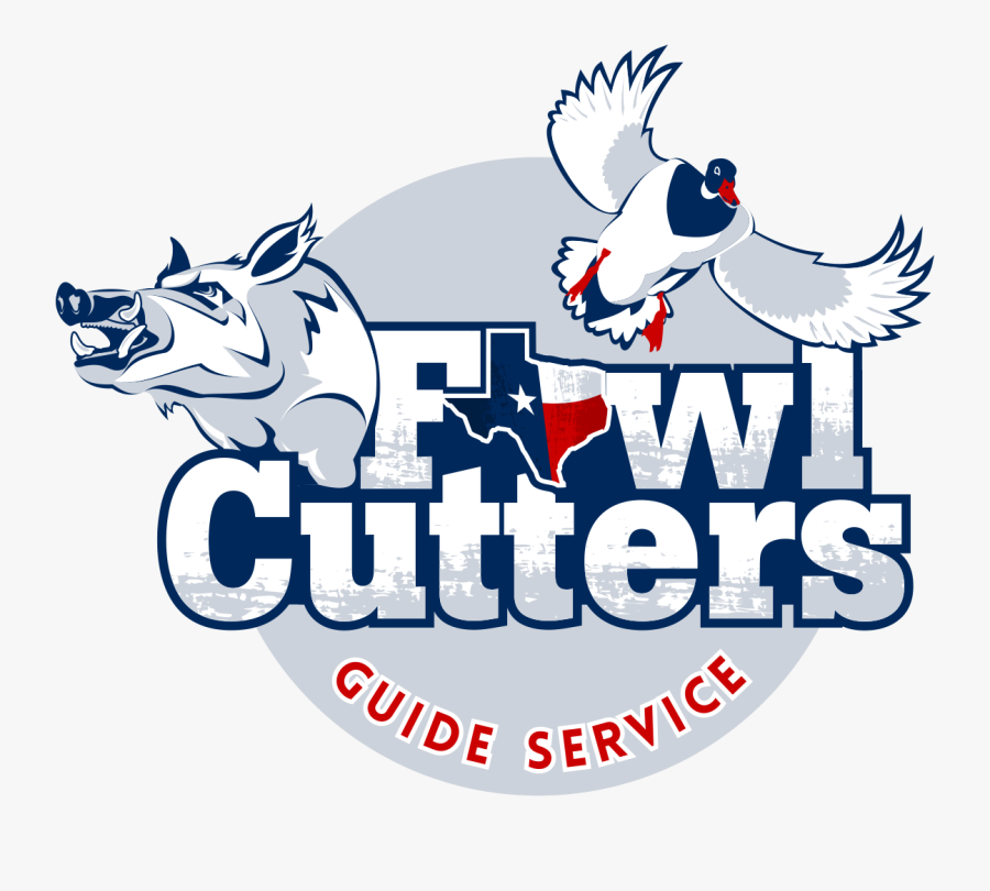 Fowl Cutters Guide Service, Transparent Clipart