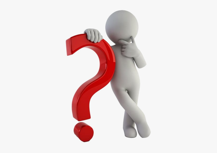Question Mark Three-dimensional Villain By Clipart - نفسك في ايه, Transparent Clipart