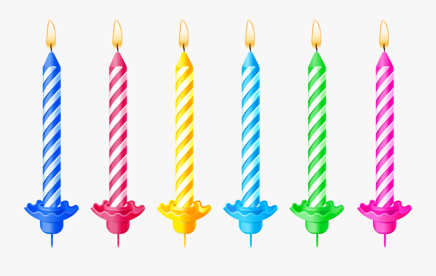 Birthday Candle Clipart U0026 - Transparent Background Birthday Candles Png, Transparent Clipart