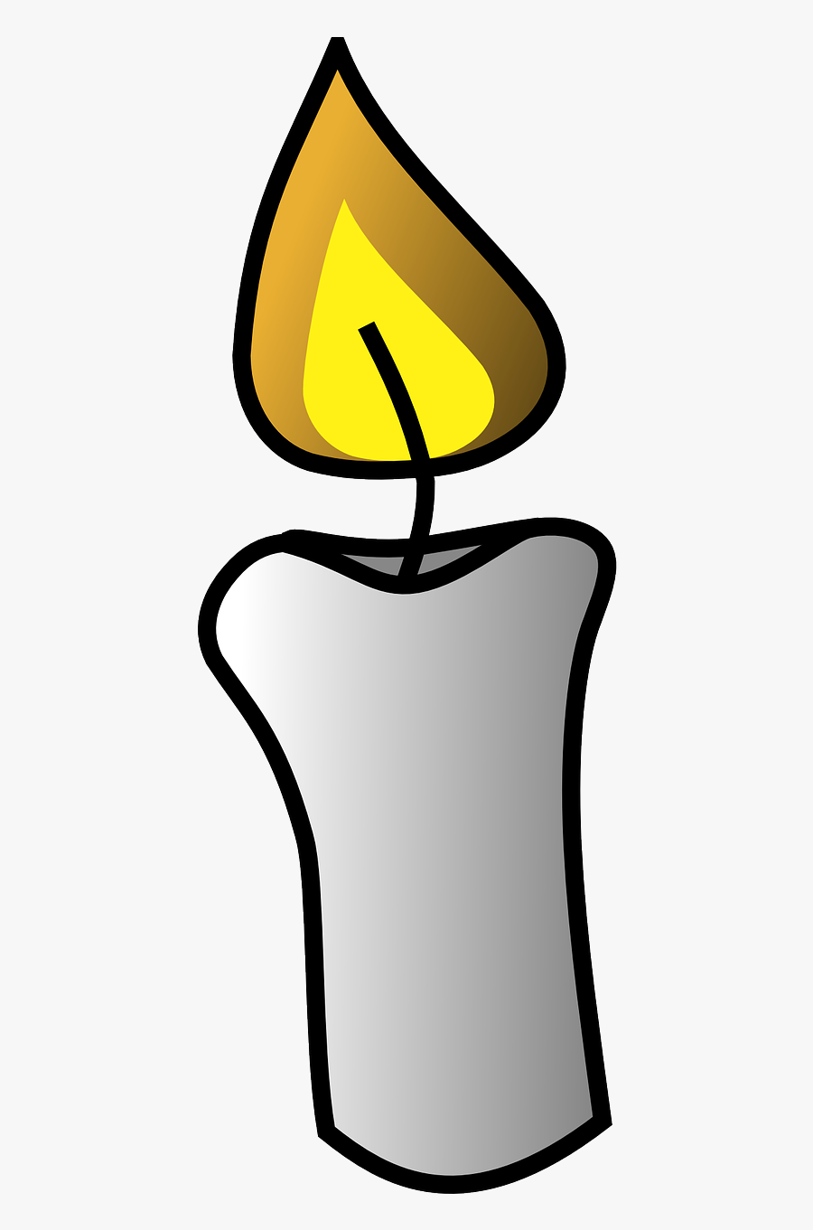 Candle Clipart By Smurf - Vela Clipart, Transparent Clipart