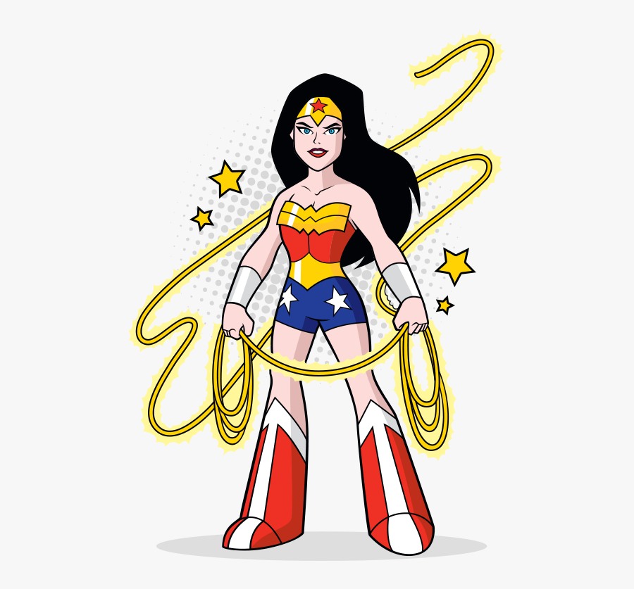 Wonder-woman - Dc Super Friends Wonder Woman, Transparent Clipart