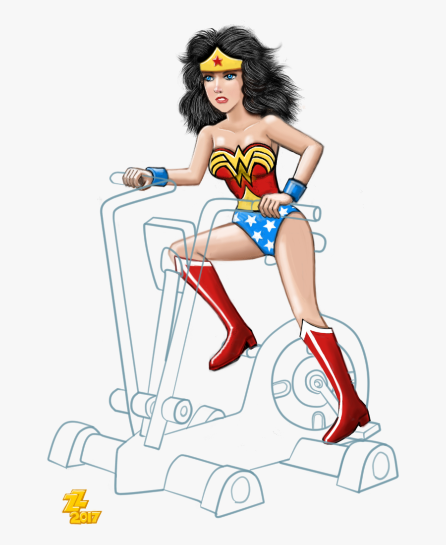 Transparent Wonder Women Clipart - Wonder Woman Fitness Contest, Transparent Clipart