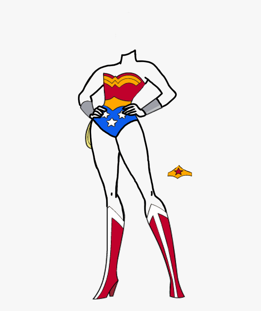 Wonder Woman Base By Darthranner83 - Wonder Woman Clipart, Transparent Clipart
