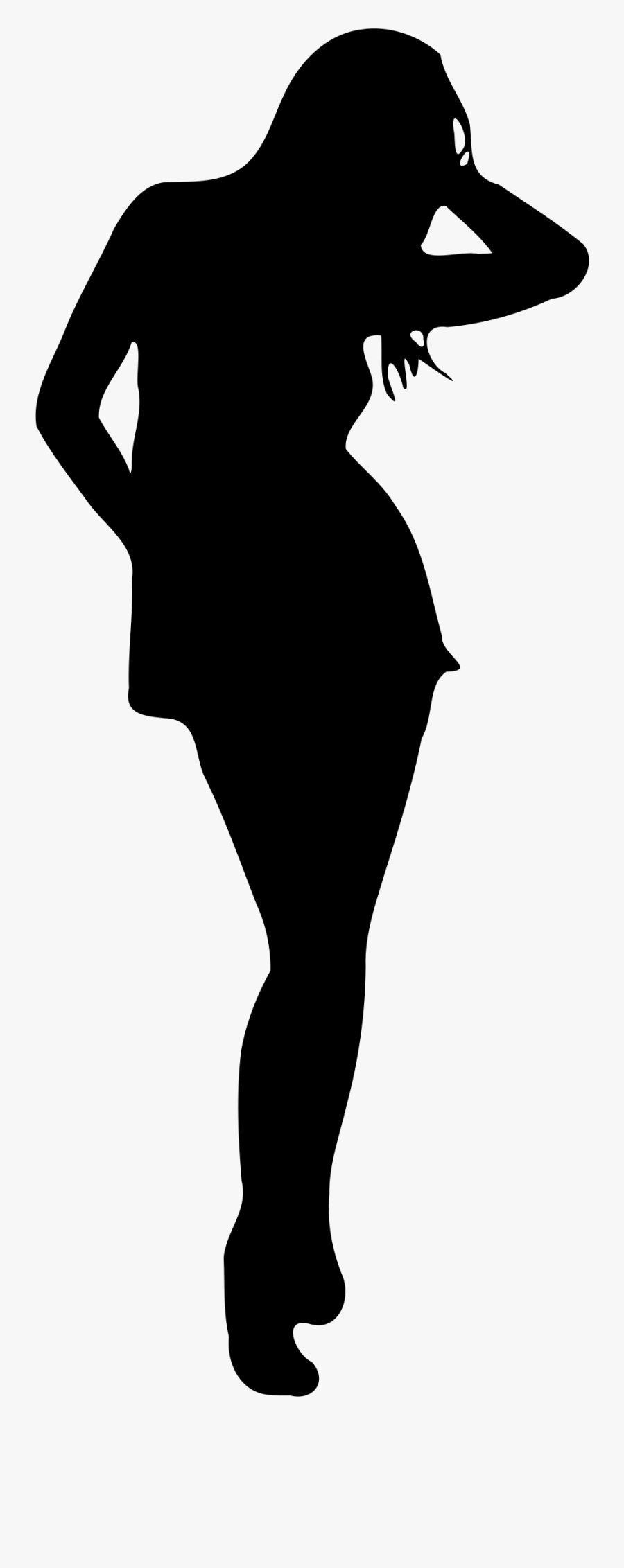 Ijeoma, Author - Woman Silhouette No Background, Transparent Clipart