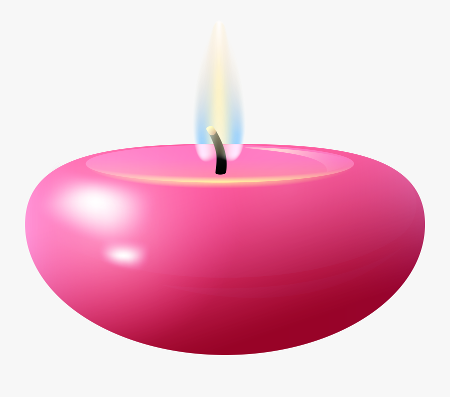 Pink Candles Png Clip Art, Transparent Clipart