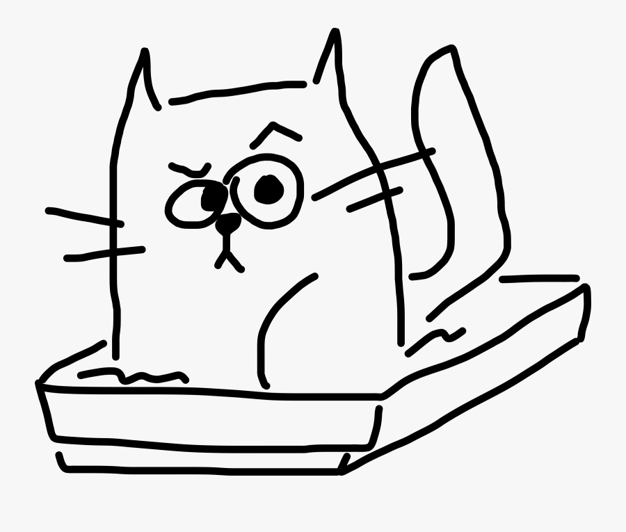 Litter Box Clipart - Cat Litter Box Clip Art, Transparent Clipart