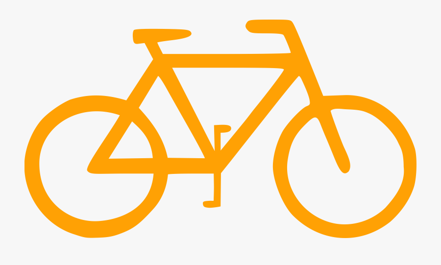 Clipart - Bicycle Sign Vector, Transparent Clipart