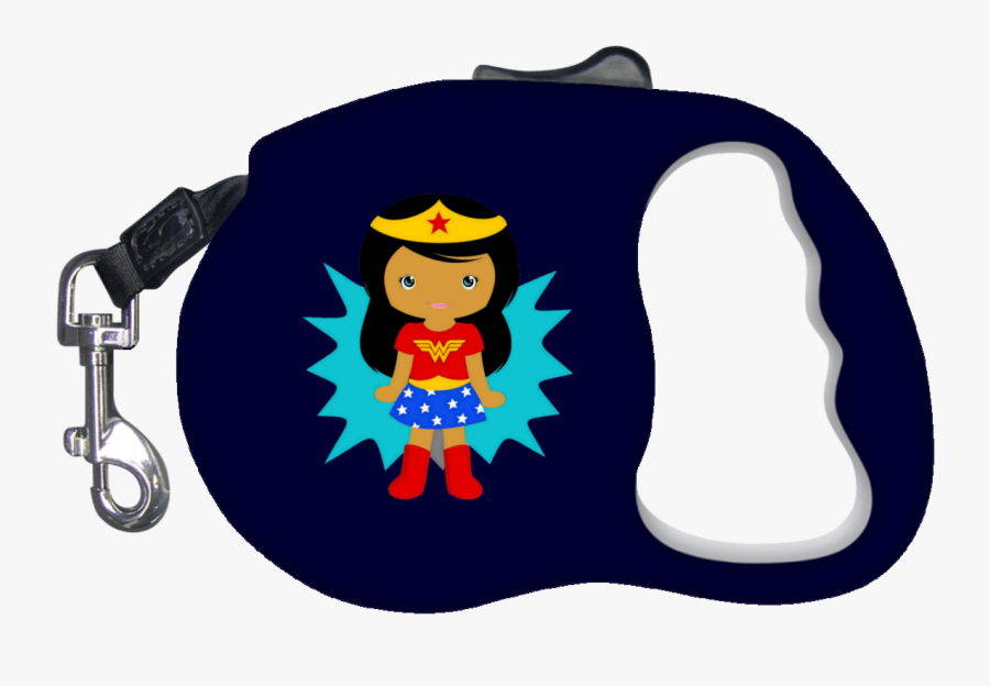 Wonder Girl Retractable Dog Leash - Leash, Transparent Clipart