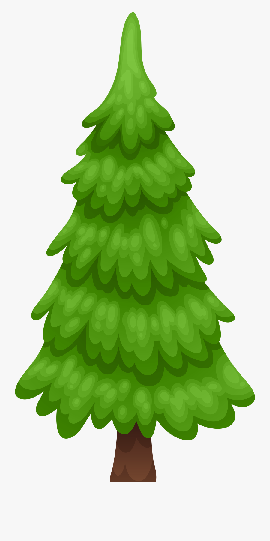 Clip Art Cartoon Evergreen Trees - Pine Cartoon Png, Transparent Clipart
