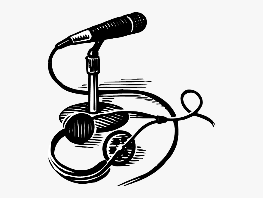 Transparent Radio Mic Clipart - Oral History Clip Art, Transparent Clipart