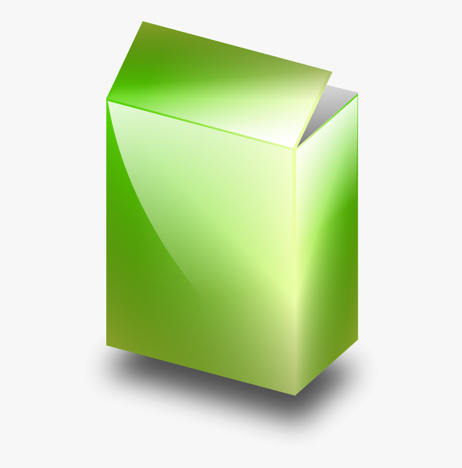 Green Box Small Clipart 300pixel Size, Free Design - Paper Box Sealing Machine, Transparent Clipart