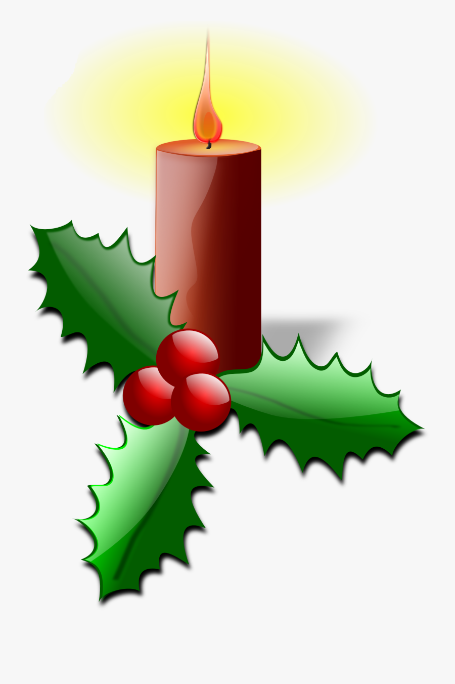 Candle Clipart Christmas Stuff - Clip Art Christmas Designs, Transparent Clipart