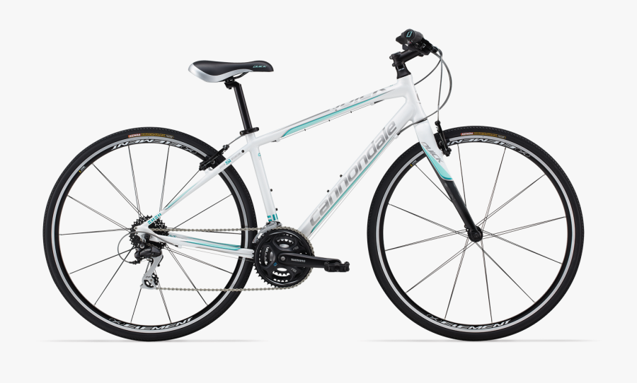 Clip Art Funny Bicycle Picture - Cannondale Quick 5 White, Transparent Clipart