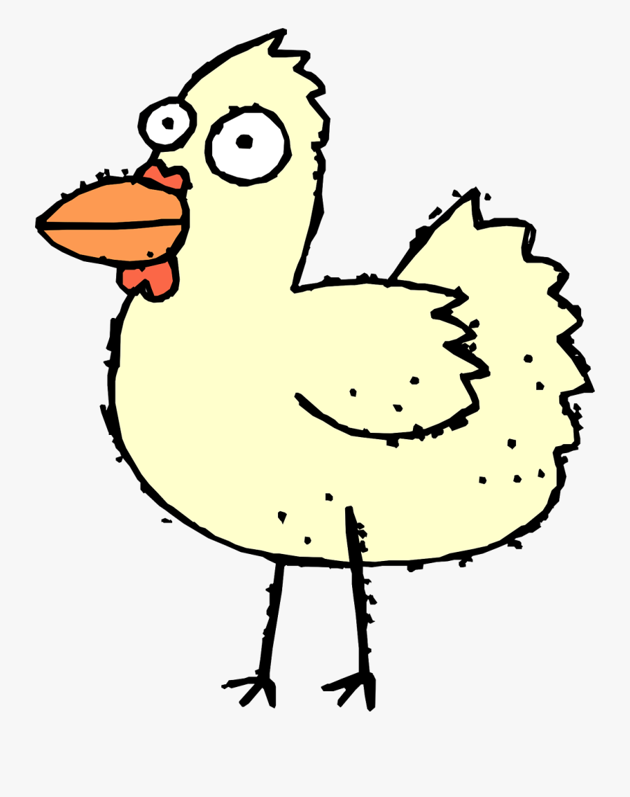 Funny Clip Art Free Clipart Images - Cartoon Chicken Transparent, Transparent Clipart