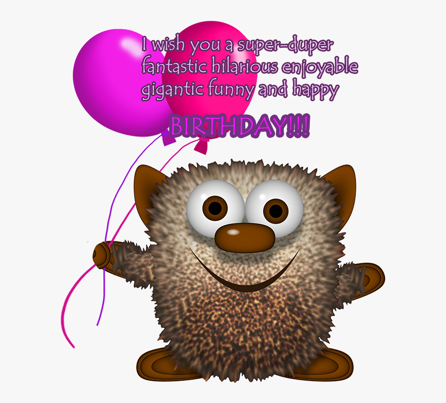 Monster Birthda Clipart Greeting - Happy Birthday Funny Boy, Transparent Clipart