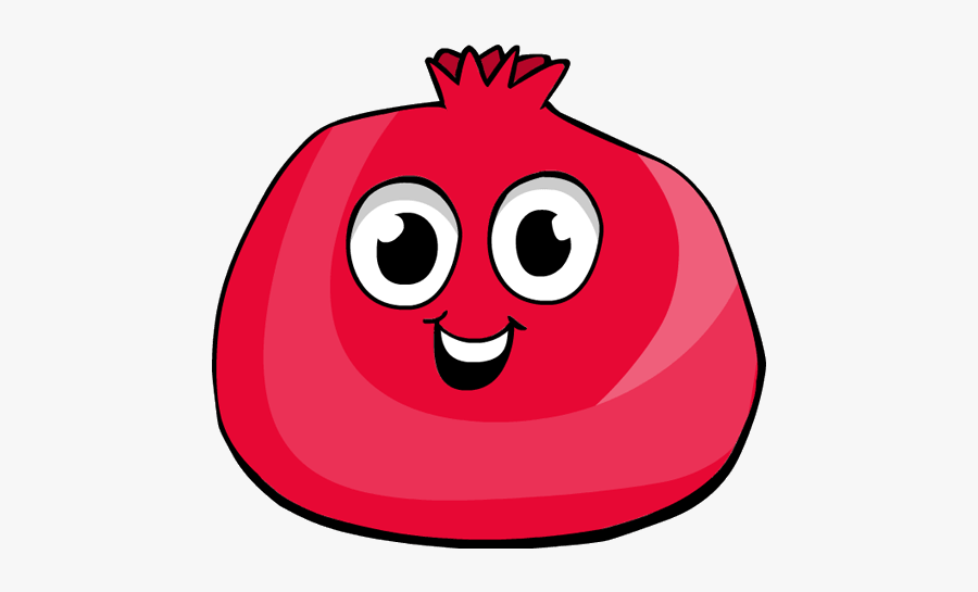 Pomegranate Funny Clipart - Pomegranate Clip Art, Transparent Clipart