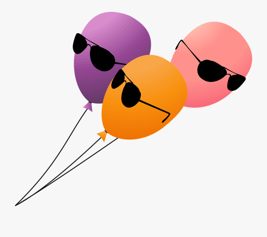 Transparent Birthday Balloons Clip Art - Fun Clip Art Png, Transparent Clipart
