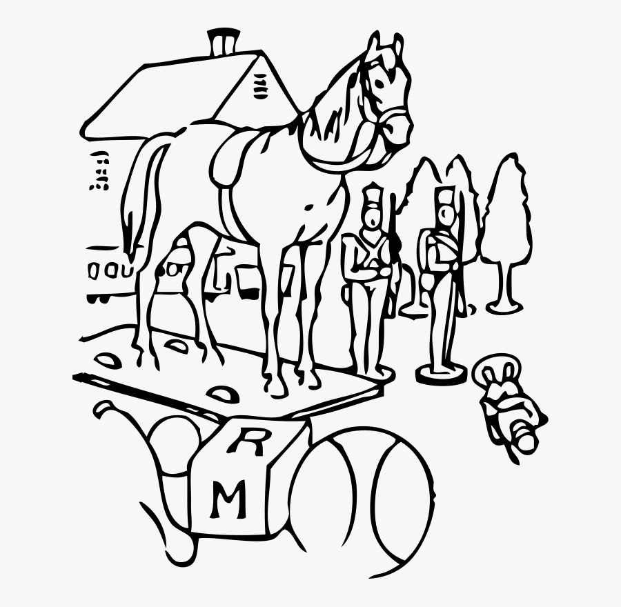 Toys Clipart Png - Clipart Animals Tree Black And White, Transparent Clipart