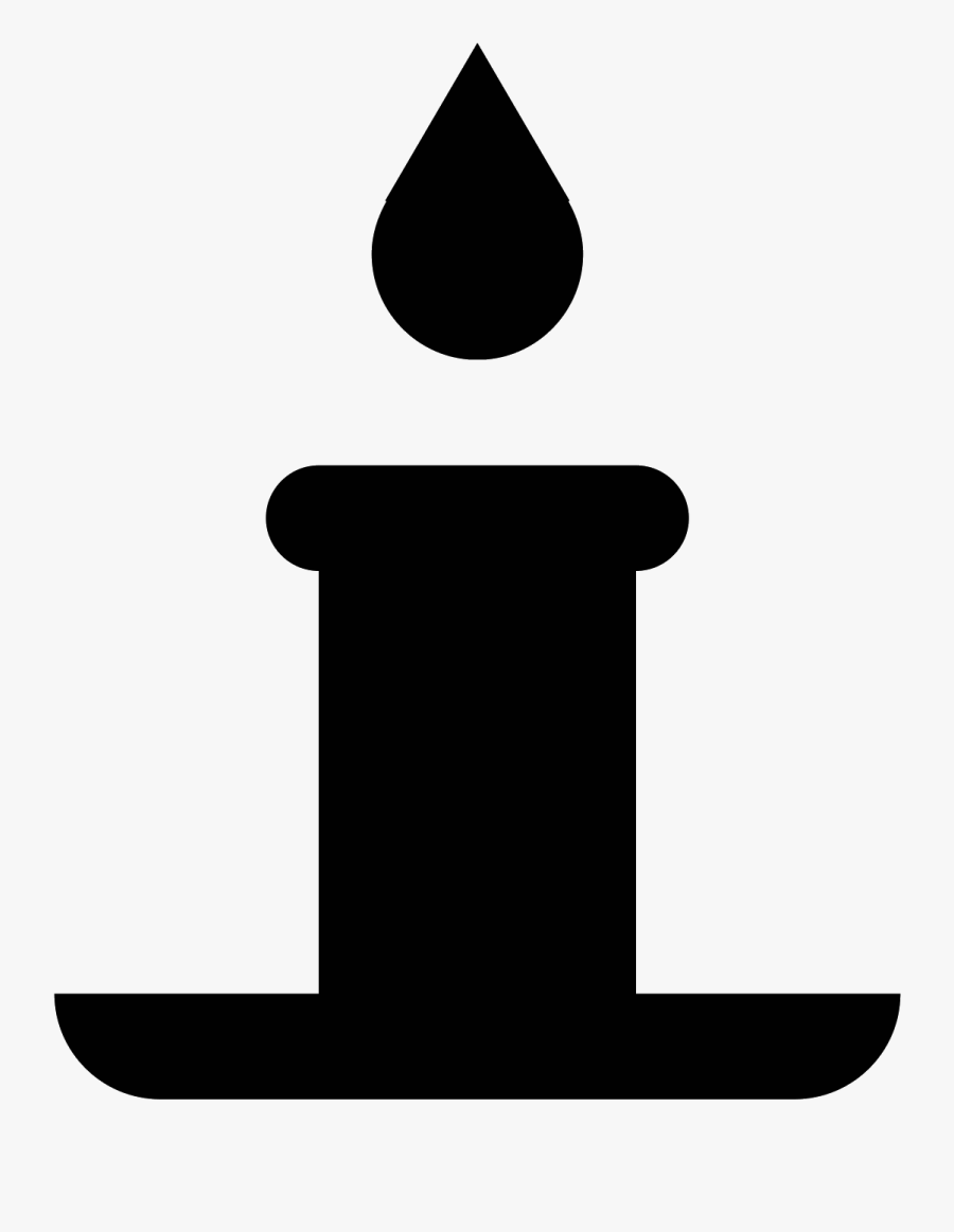 The Icon Is Of A Christmas Candle Sitting In A Small, Transparent Clipart