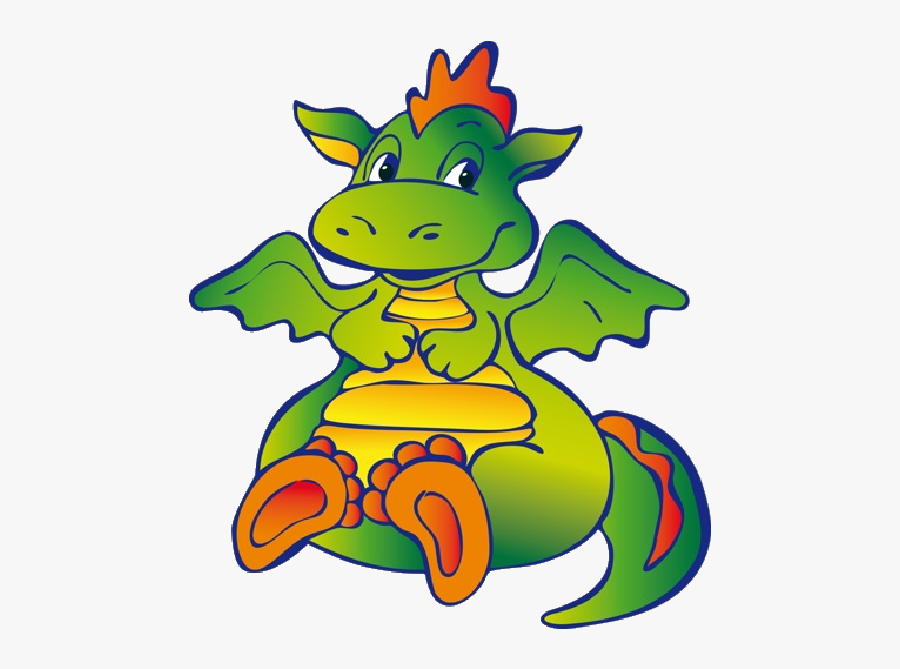 Funny Dragons Dragon Cartoon Images Clipart - Cartoon Dragon Transparent Background, Transparent Clipart