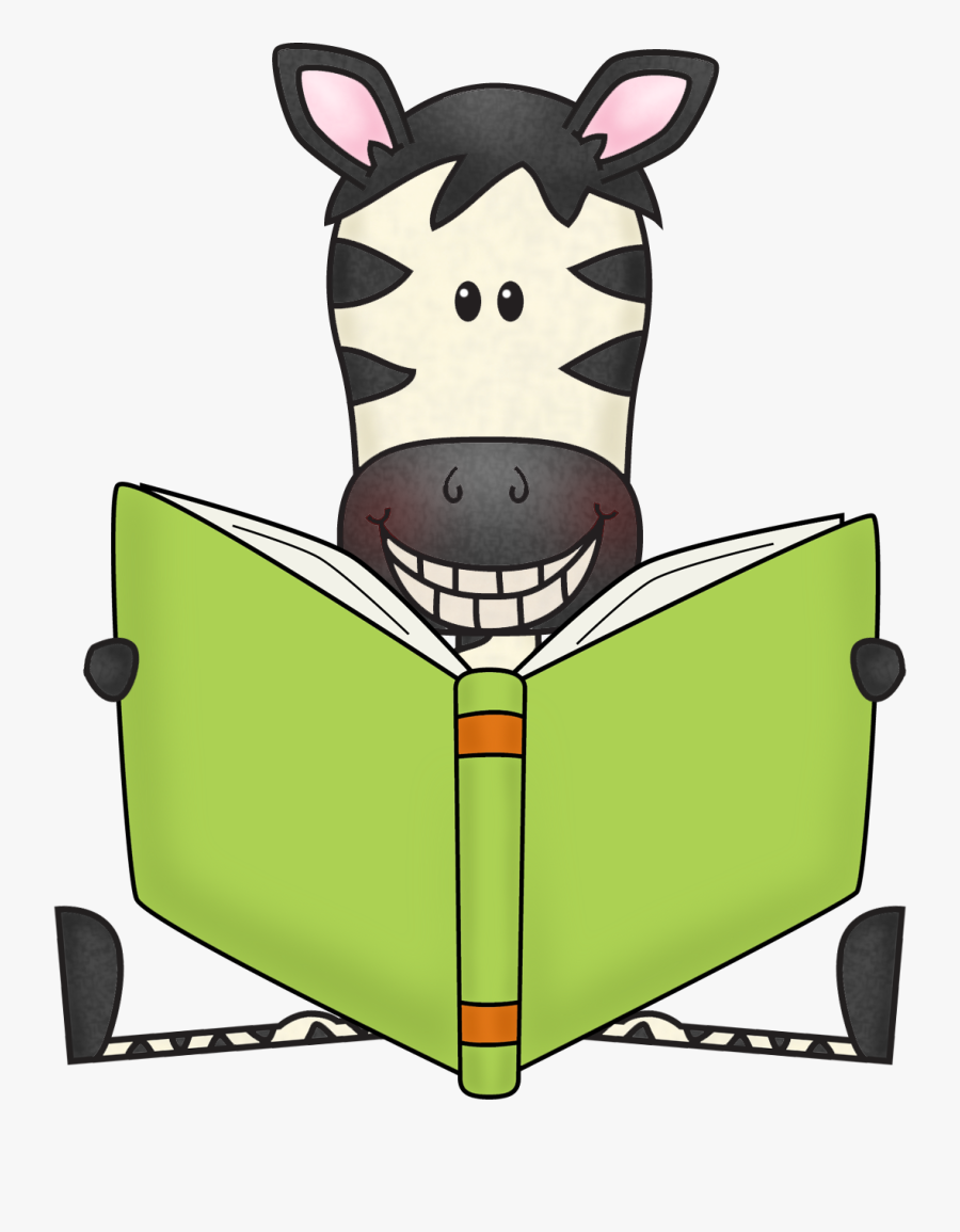 28 Collection Of Fun Book Clipart - Zebra Reading A Book, Transparent Clipart