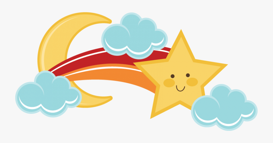 Transparent Star Png - Cute Shooting Stars Clip Art, Transparent Clipart