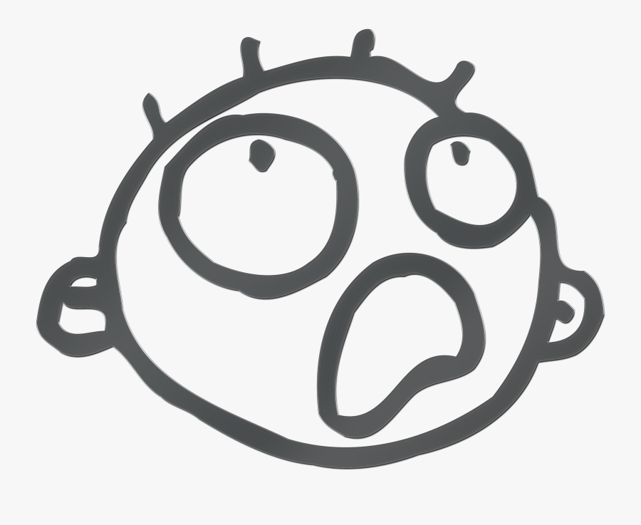 Amazed Head Clipart - Humour, Transparent Clipart