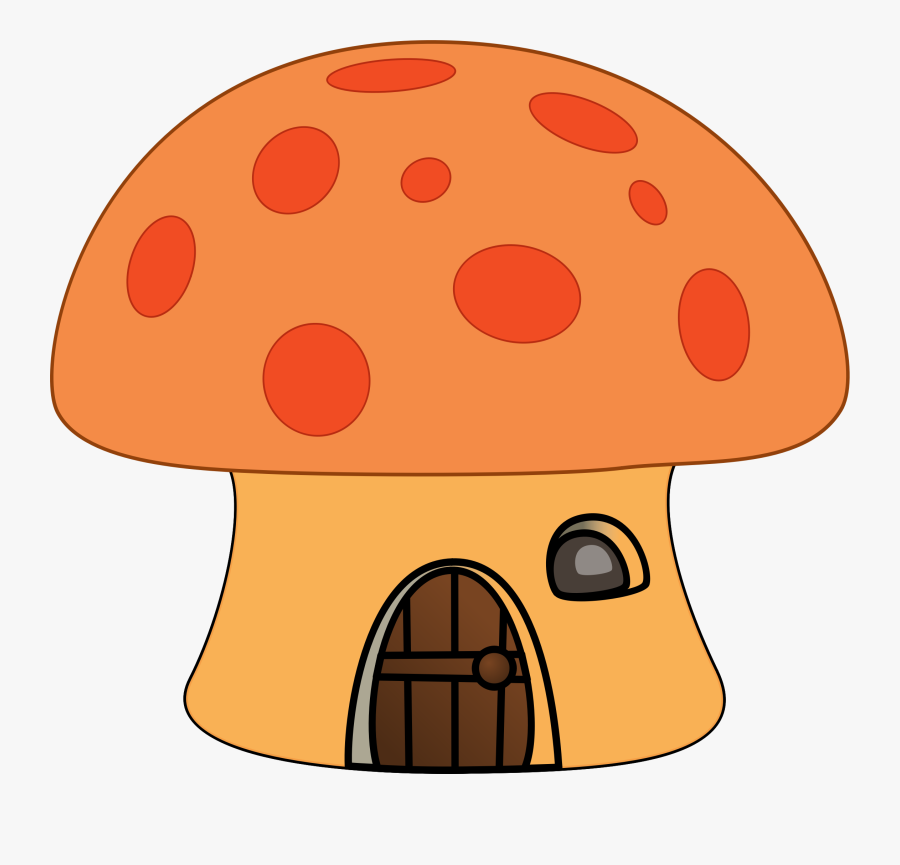 Art Mushroom Clip Art Clipart Cliparts For You Image - Mushroom House Cartoon Png, Transparent Clipart