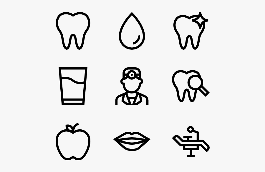 Clip Art Dental Icon - Dental Icons Free, Transparent Clipart