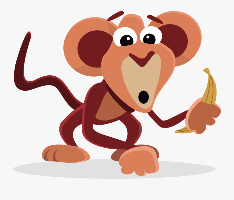 Transparent Cartoon Monkey Png - Png Monkey Cartoon, Transparent Clipart