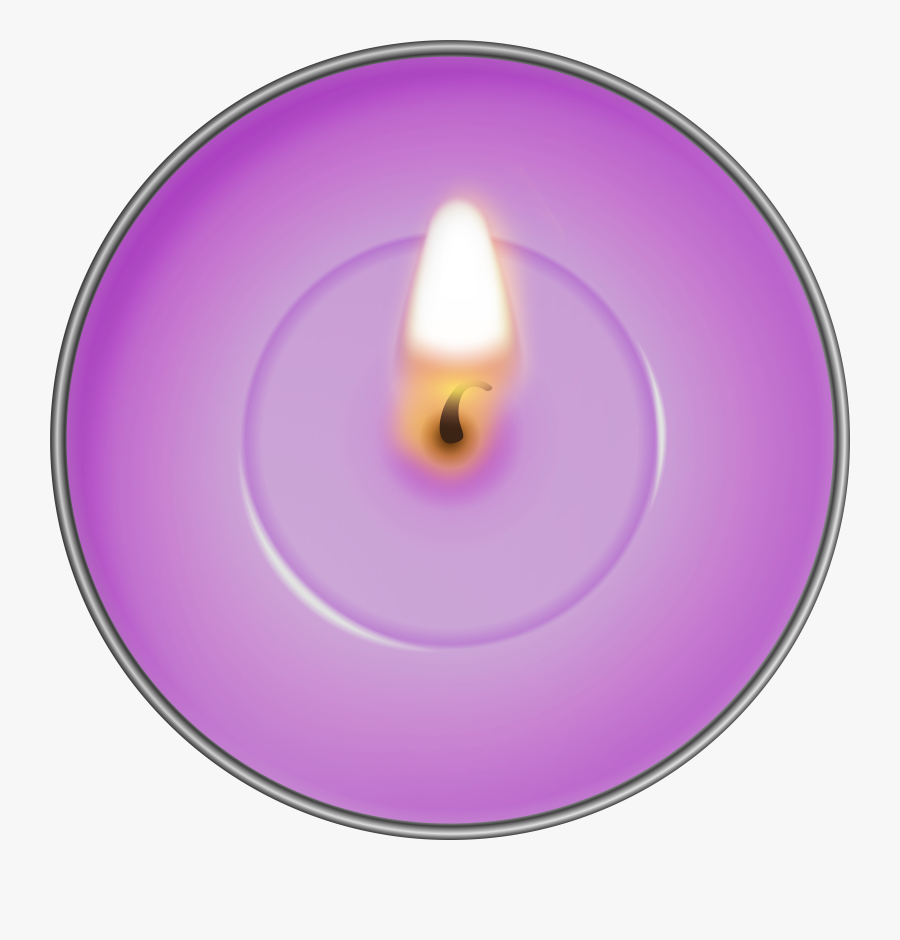 Candles Clipart Purple, Transparent Clipart