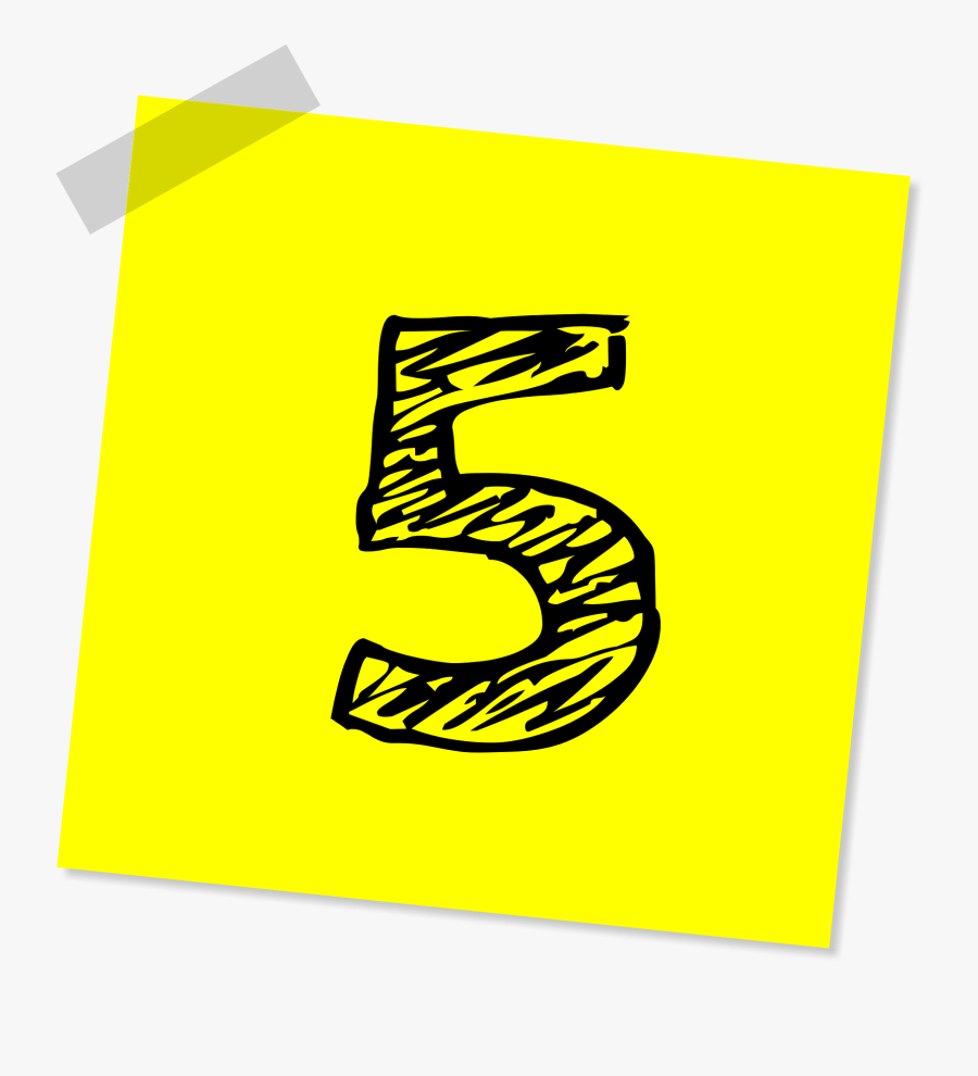 Dentist Clipart Insides - Number 5 Clipart, Transparent Clipart