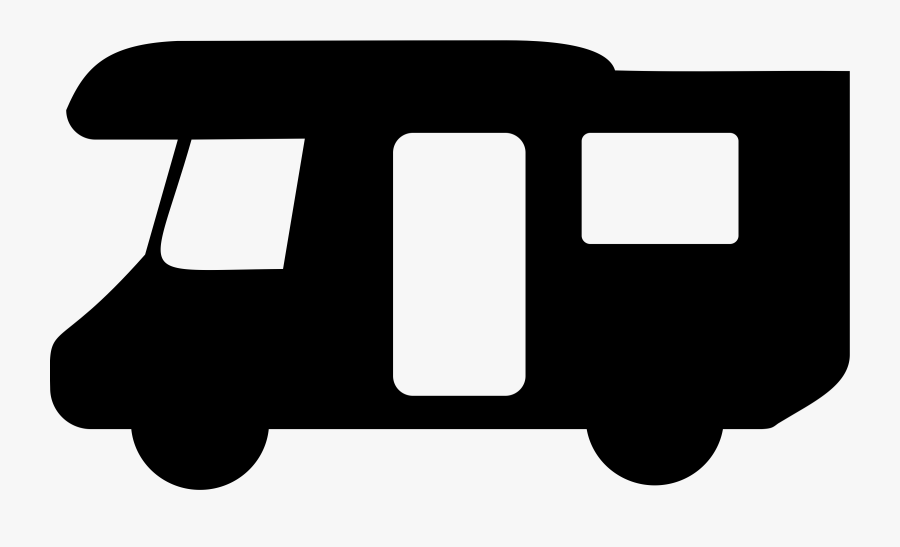 Camper - Camping Car Icon Png, Transparent Clipart