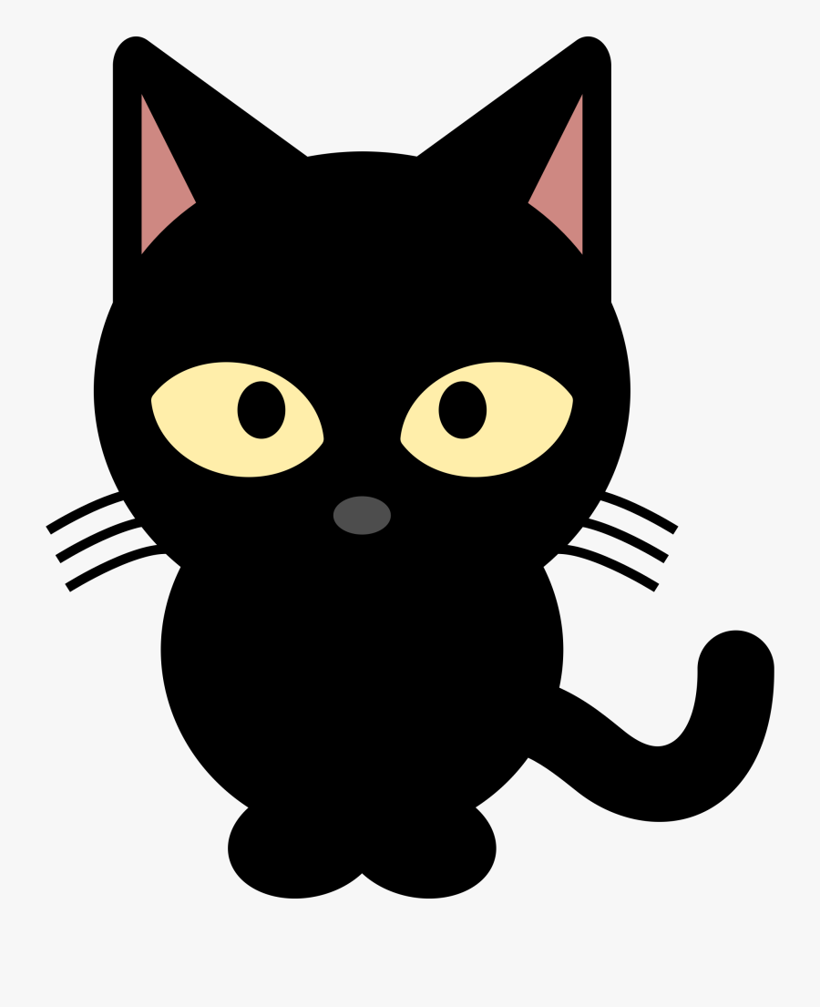 Black Cat Clip Art - Black Cat Clipart, Transparent Clipart