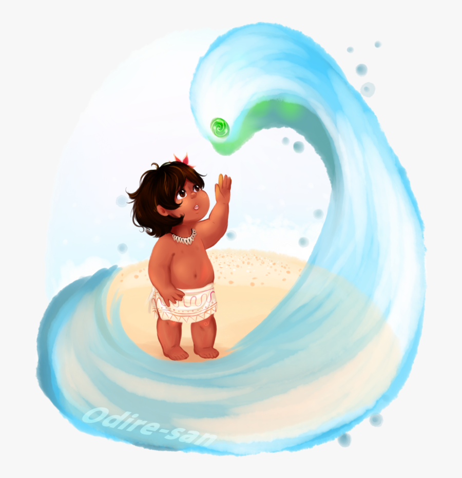 Choseen By The Ocean Odire San On - Baby Moana Png Transparent, Transparent Clipart