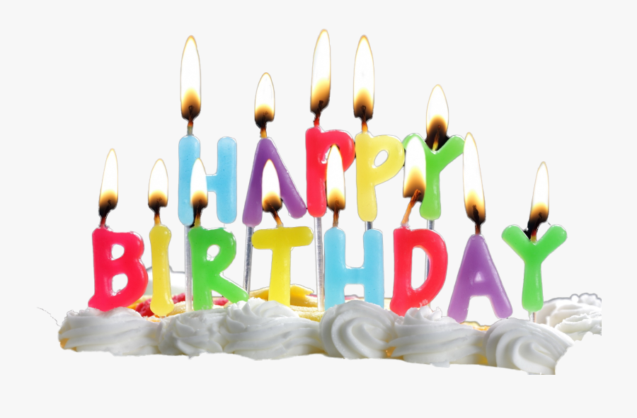 One Birthday Candle Clipart - Happy Birthday Candles Png, Transparent Clipart