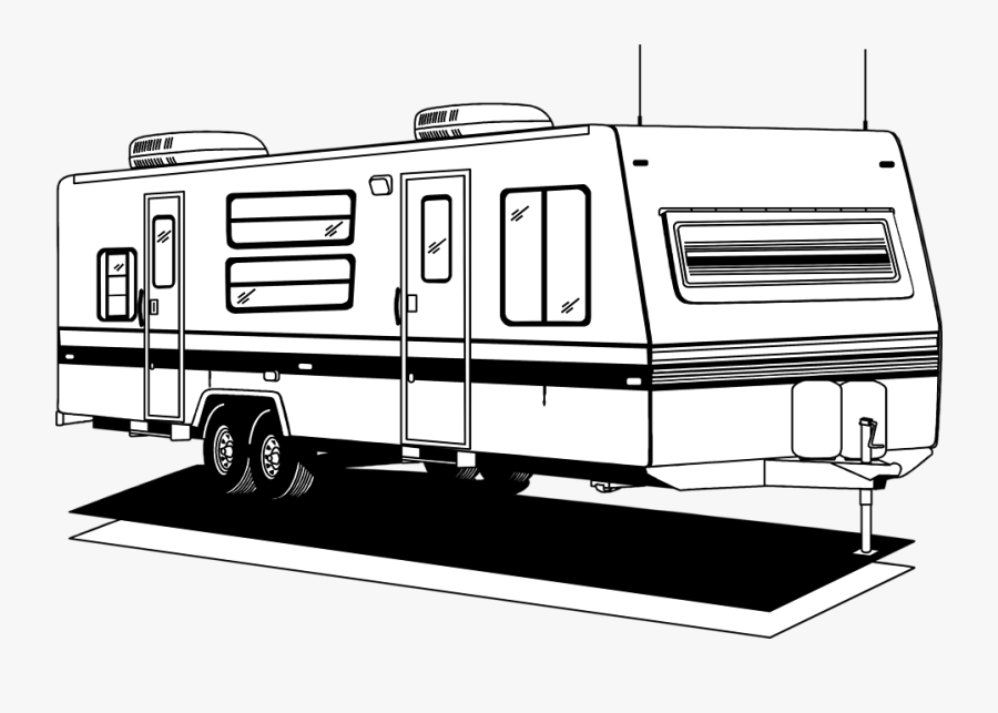 Rv Clipart Free Download Clip Art Free Clip Art - Rv Trailer Clip Art, Transparent Clipart