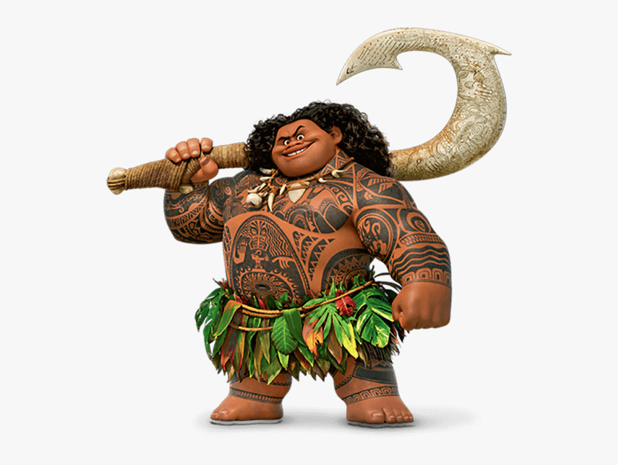 Maui Moana , Transparent Cartoons - Maui Moana, Transparent Clipart