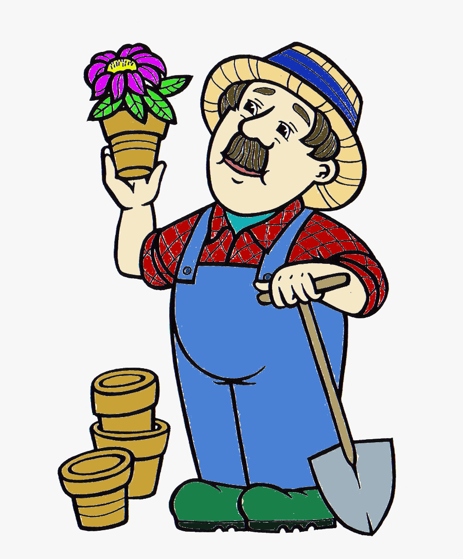 Gardener Clip Art, Transparent Clipart