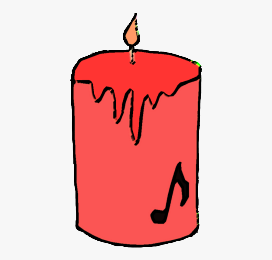 Melting Candle Clipart Simple Candle, Transparent Clipart
